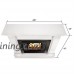 Real Flame Silverton Gel Fireplace in White Finish - B0091JIAR6